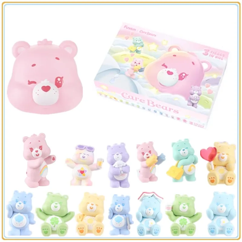 

In Stock Original Love Bear Micro Light Daily Series Cute Grain Blind Box Anime Character Model Collection Toys Gifts