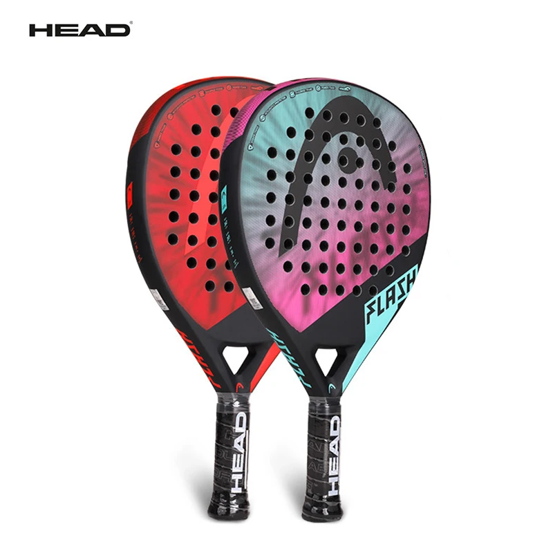 HEAD pรกdel raqueta de tenis serie FLASH de raqueta de carbono para jugadores Base para adultos