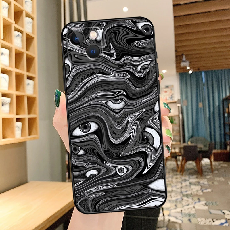 Custodia per telefono con occhi spaventosi per Apple iPhone 17 Air 17Pro Cover per iPhone 17 Pro Max Cover Funda