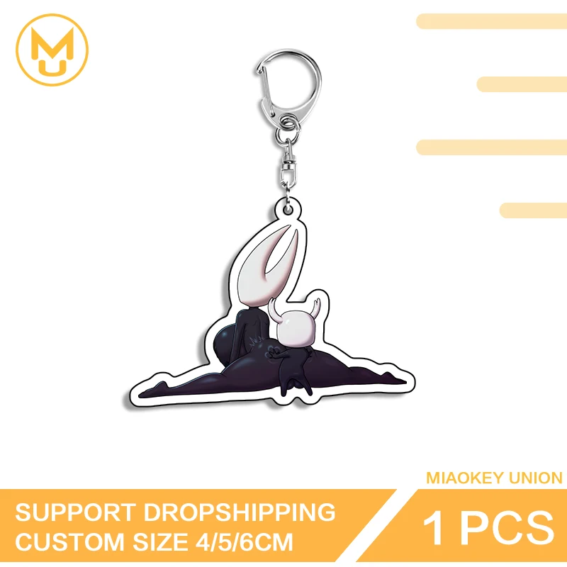 

The Hollow Knight NSFW Hentai Picture Key Chains Innovative Hot Selling Pendant Accessories Multi Function Durable Keyring