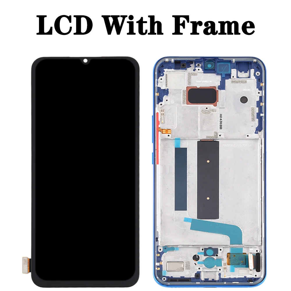 Imagem -04 - Lcd Display Touch Screen Substituição Peças de Reparo para Xiaomi mi 10 Lite 5g M2002j9g Original