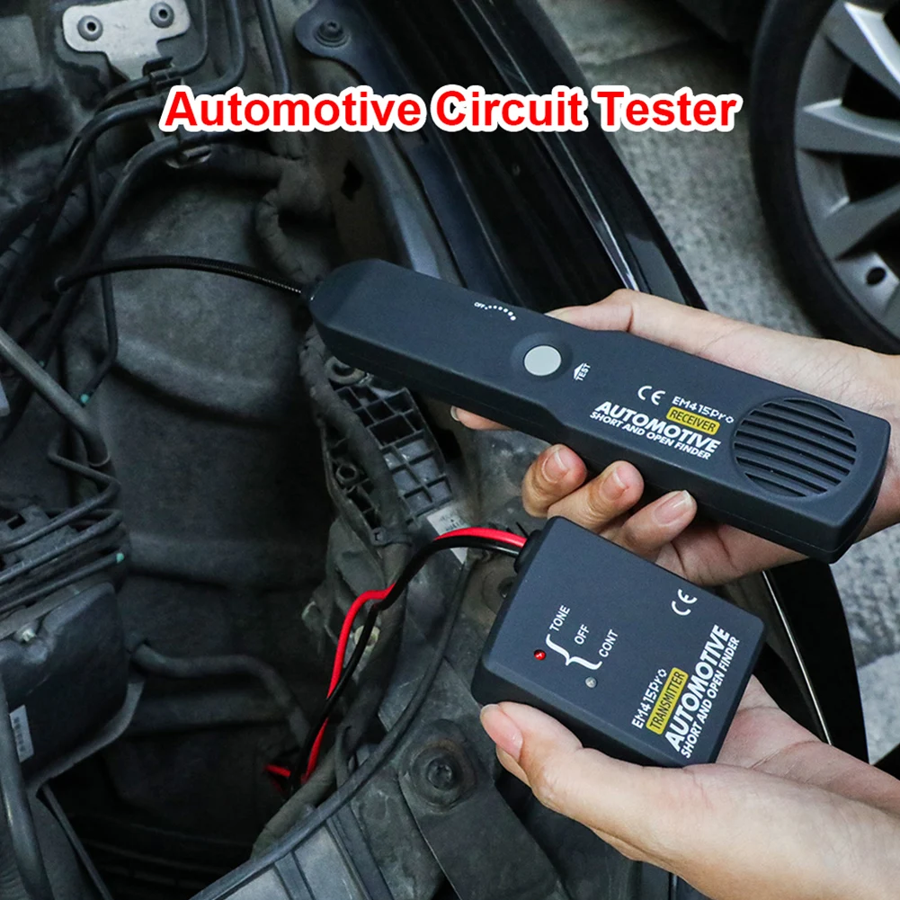 EM415PRO Car Circuit Scanner Multifunctional 6-42V Power Cable Tester Sound Alarm Cable Wire Tracer Finder Auto Diagnostic Tools