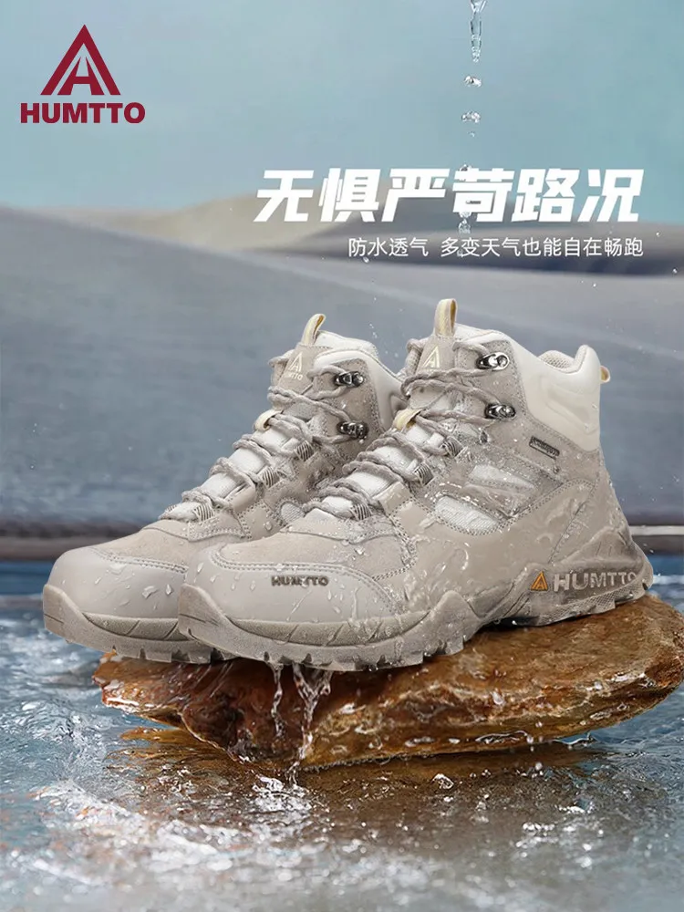 Botas senderismo impermeables HUMTTO hombre invierno outdoor trekking - imagen 2