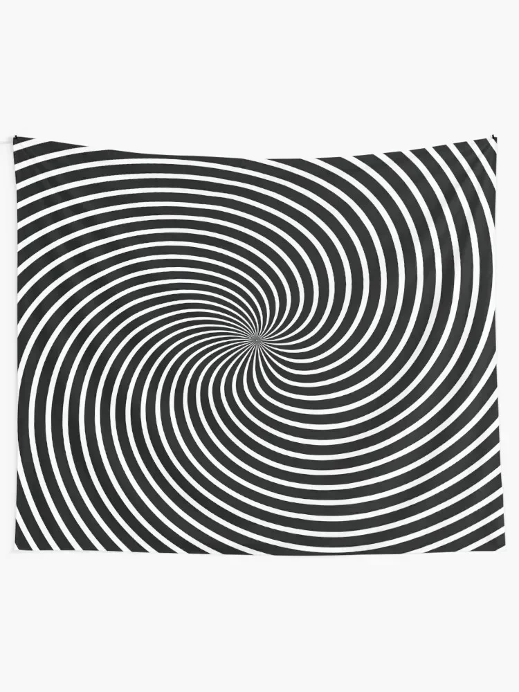 

Black White Swirl Abstract Art Tapestry Wall Hanging Wallpaper Wall Deco Tapestry