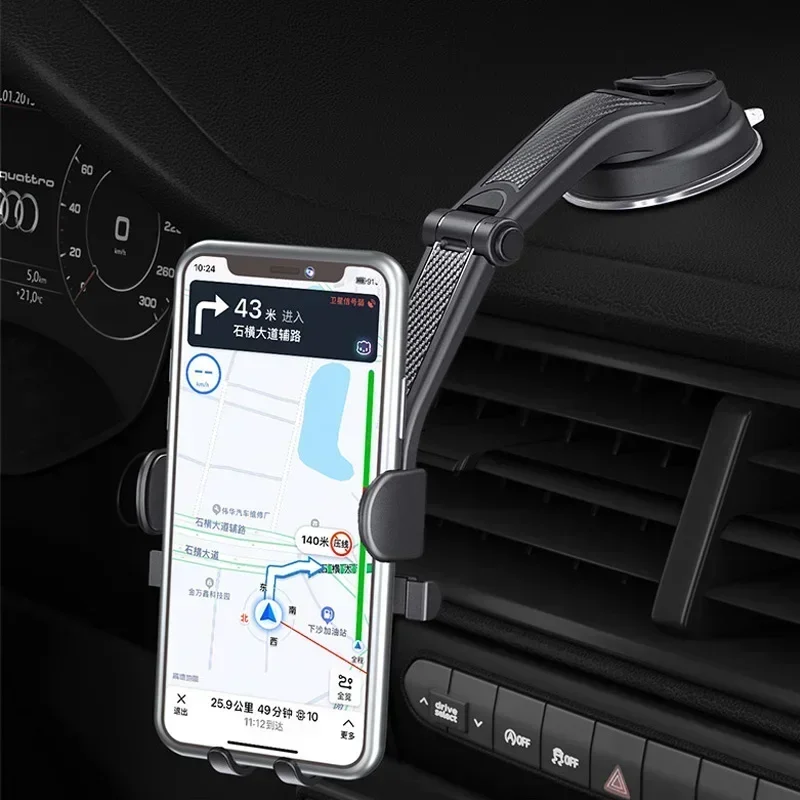 Zaciski Samochodowy uchwyt na telefon do iPhone\'a 15 14 13 12 Xiaomi Samsung Stojak Gravity Dashboard Uchwyt na telefon Uchwyt na telefon komórkowy