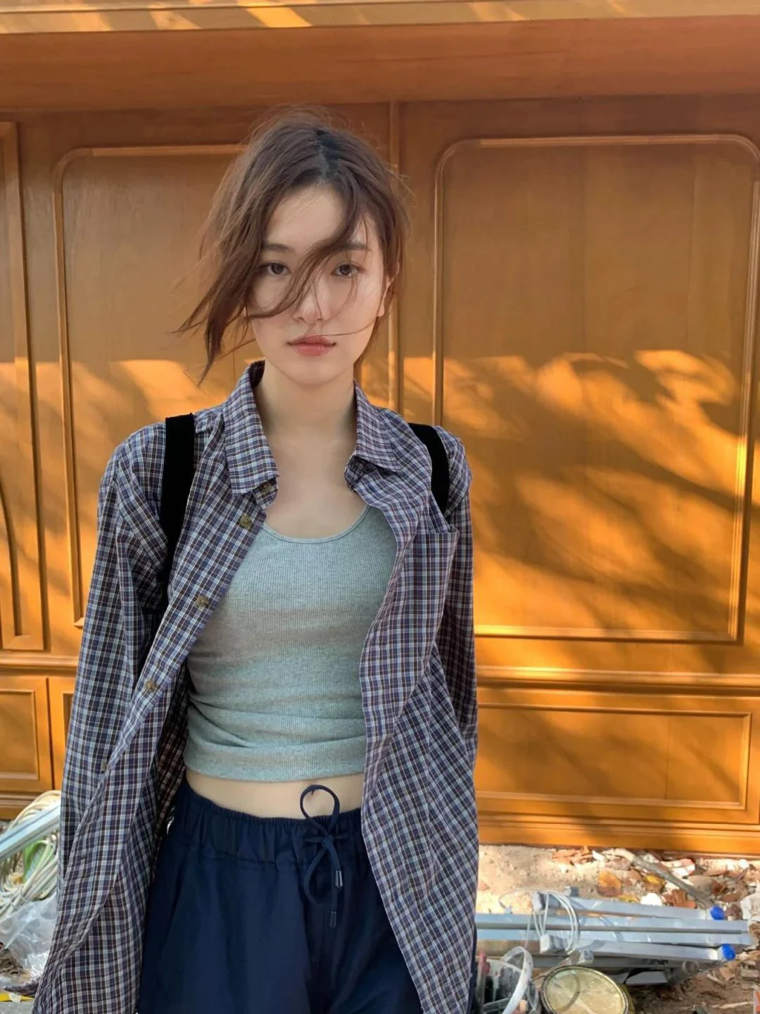 

the Barnnet Pure Cotton Striped Faionable irt Retro Feel Casual Commute Sle Loose Fit Long Sve Collar Button Cl...