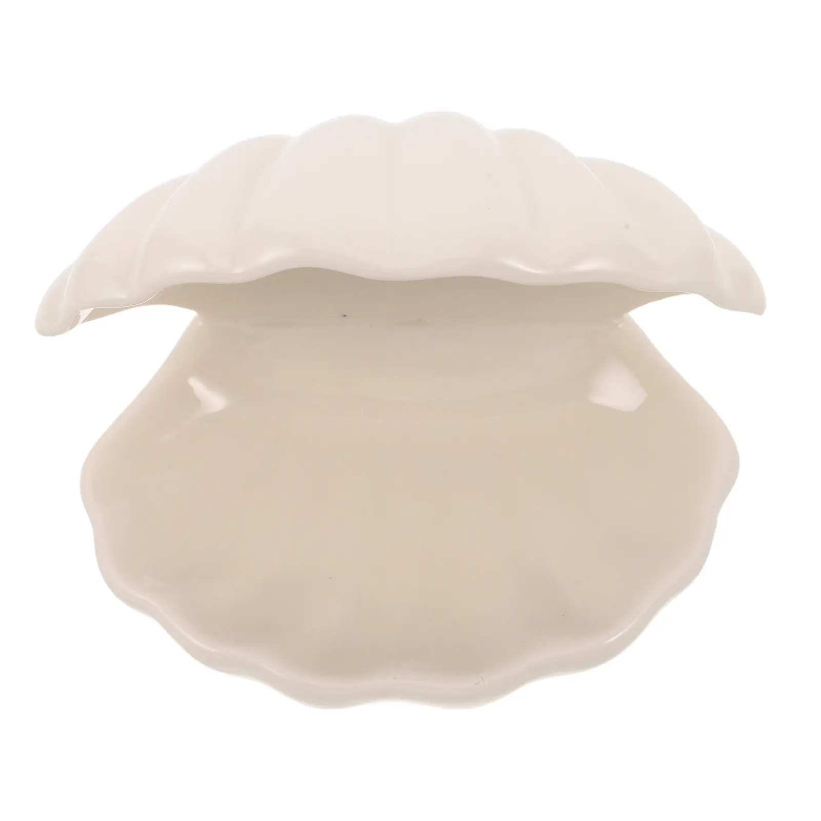 

Керамическая подставка для украшений в форме ракушки, ручной работы, держатель для колец, органайзер для мелочей, декор для туалетного столика, ванной комнаты, спальни