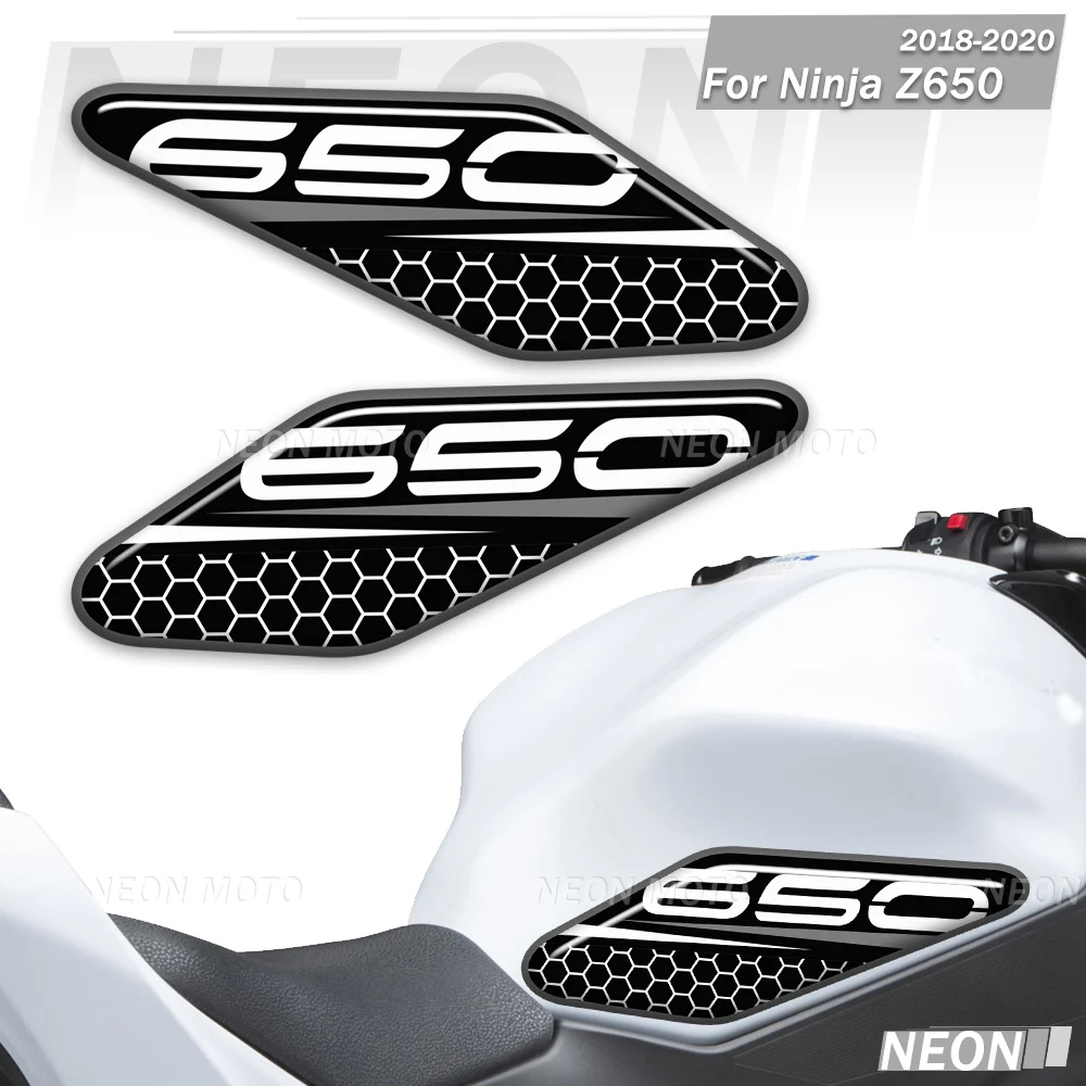 

For Kawasaki Ninja 650 Z650 2018 2019 2020 Motorcycle Oil Fuel Tank Pad Tankpad Protector Fairing Stickers Decals Kit