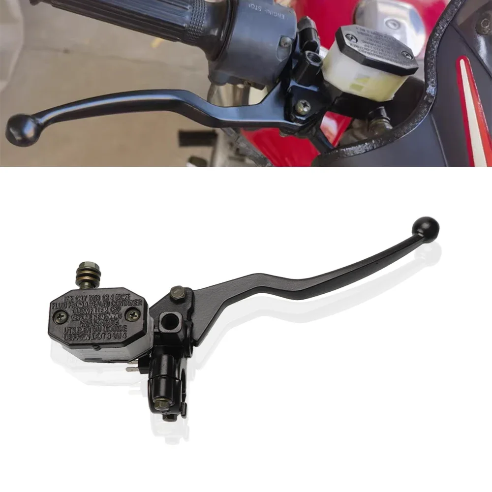 Motorcycle Long Handle Handlebar Front Right Brake Clutch Levers Brake System For GN Suzuki King GS125 HJ125 Domestic Prince