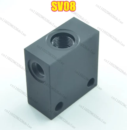 1pcs SV08 Two-position Three-way Valve Block Oil Circuit Block Valve Seat G1/4 Interface
