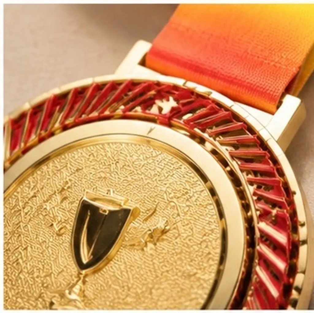 Rotatable Sports Medal Award Multi-Sport Team Trophy Ribbon Soccer Basketball Cycling Baseball School Competition