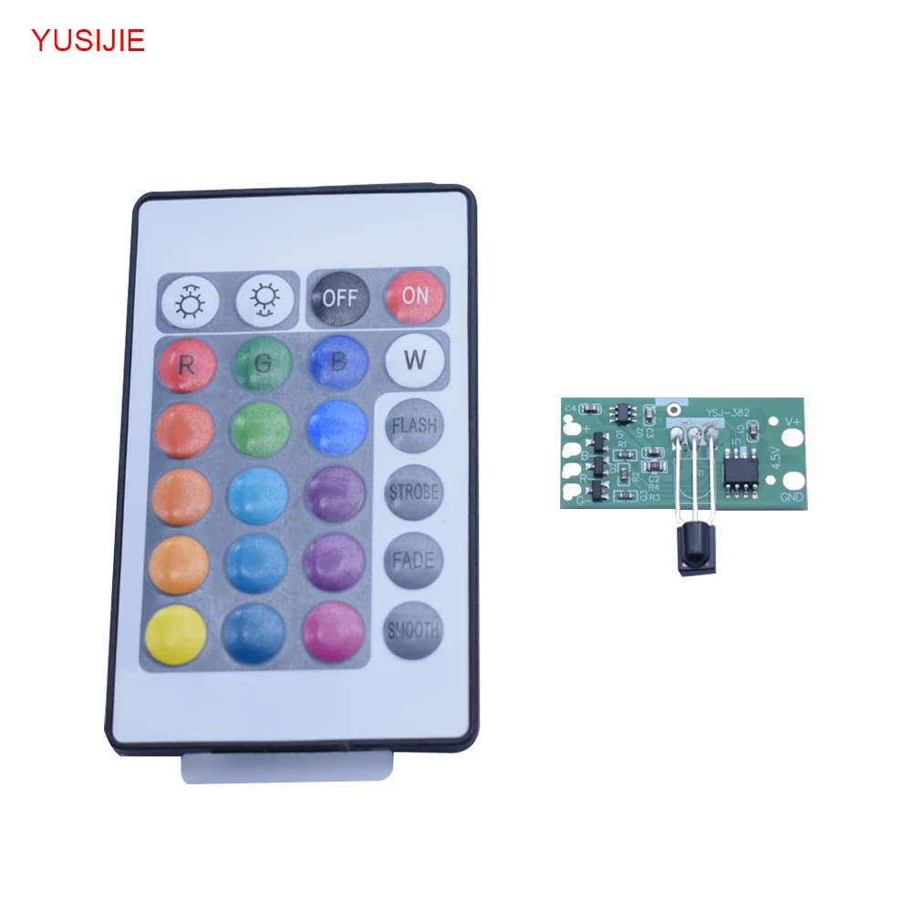 YSJ-382 touch LED color changing RGB colorful changing ornaments lighting control panel with remote control function module