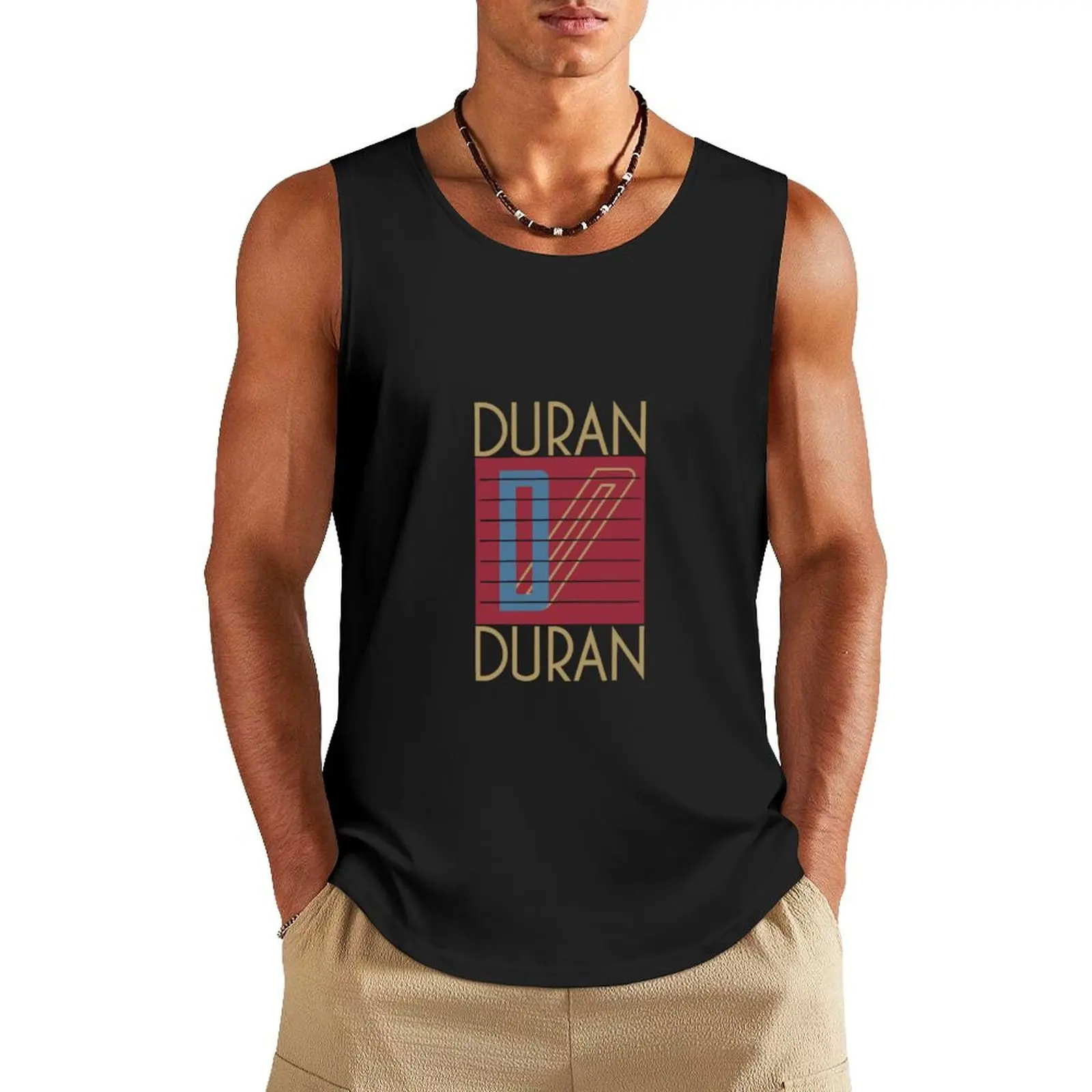 Duran duran band Tank Top cool things gym shirts T-shirt male sleeveless jackets