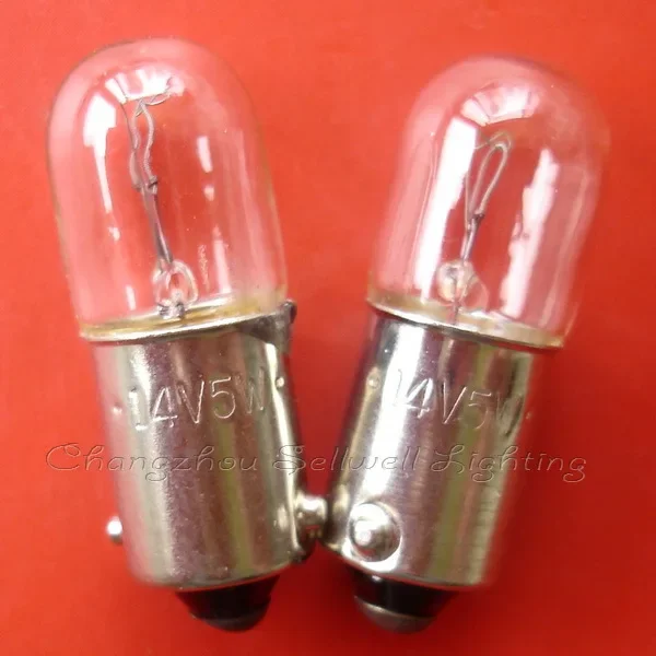 Miniature light 14v 5w Ba9s T10X28 A081 NEW 10pcs 2025-02