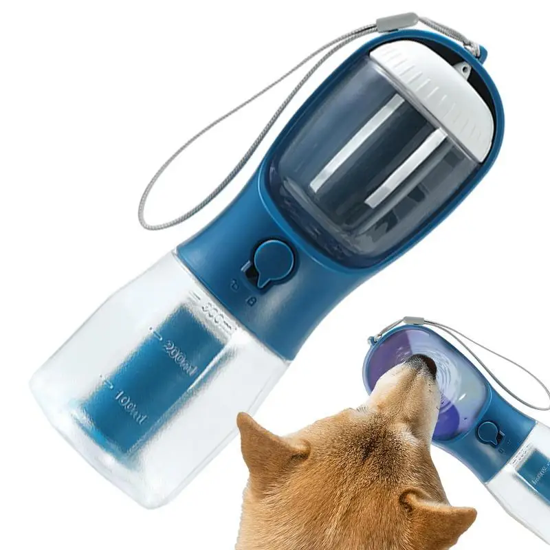 Dog Travel Water Bottle Seal And Leakproof 3 In 1 Portable Dog Water Bottle With Food Container And Waste Bag pet supplies