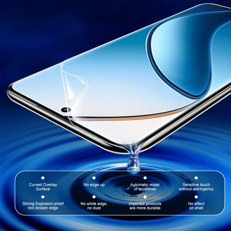 9 в 1, Гидрогелевая пленка для объектива фотоаппарата Realme 12 Pro +