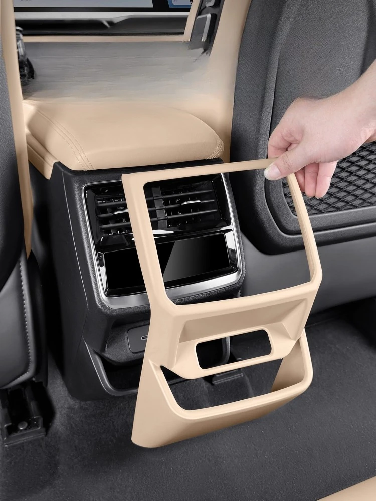 

Car Center Console Armrest Box Rear Air Outlet Anti-Kick Pad ABS Anti-scratch Protective Cover For Geely Monjaro Xingyue L 2025