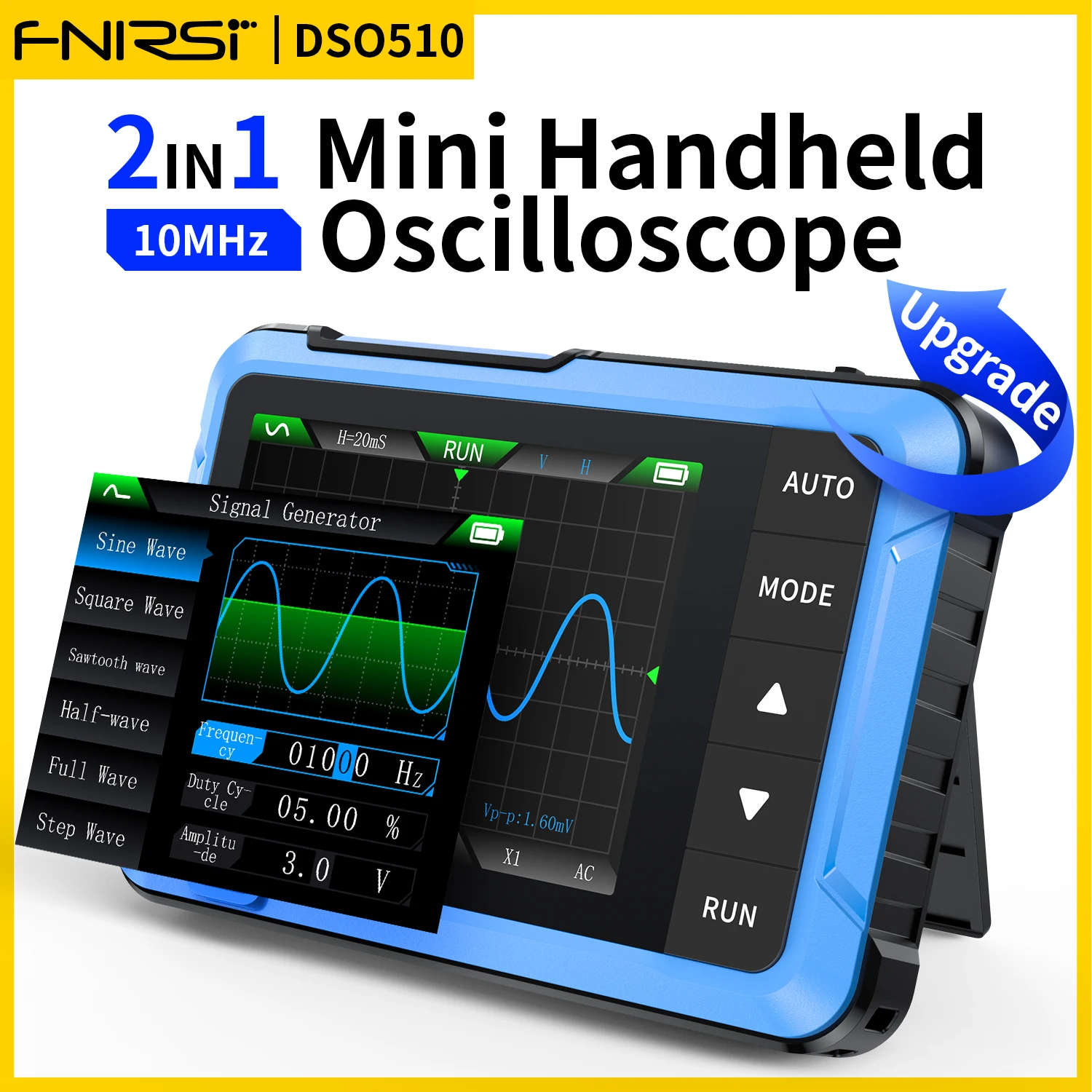 New DSO510 DSO153 DSO152 10MHz Bandwidth 48MS/s Sampling Rate Mini Handheld Electronic Measurement Tools