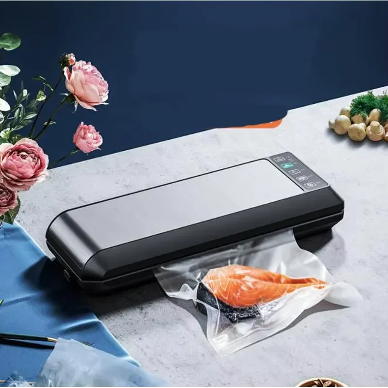 Automatic Vacuum Sealer Machine for Food Preservation Household Small Commercial Packaging Device Wet Dry Use Kitchen