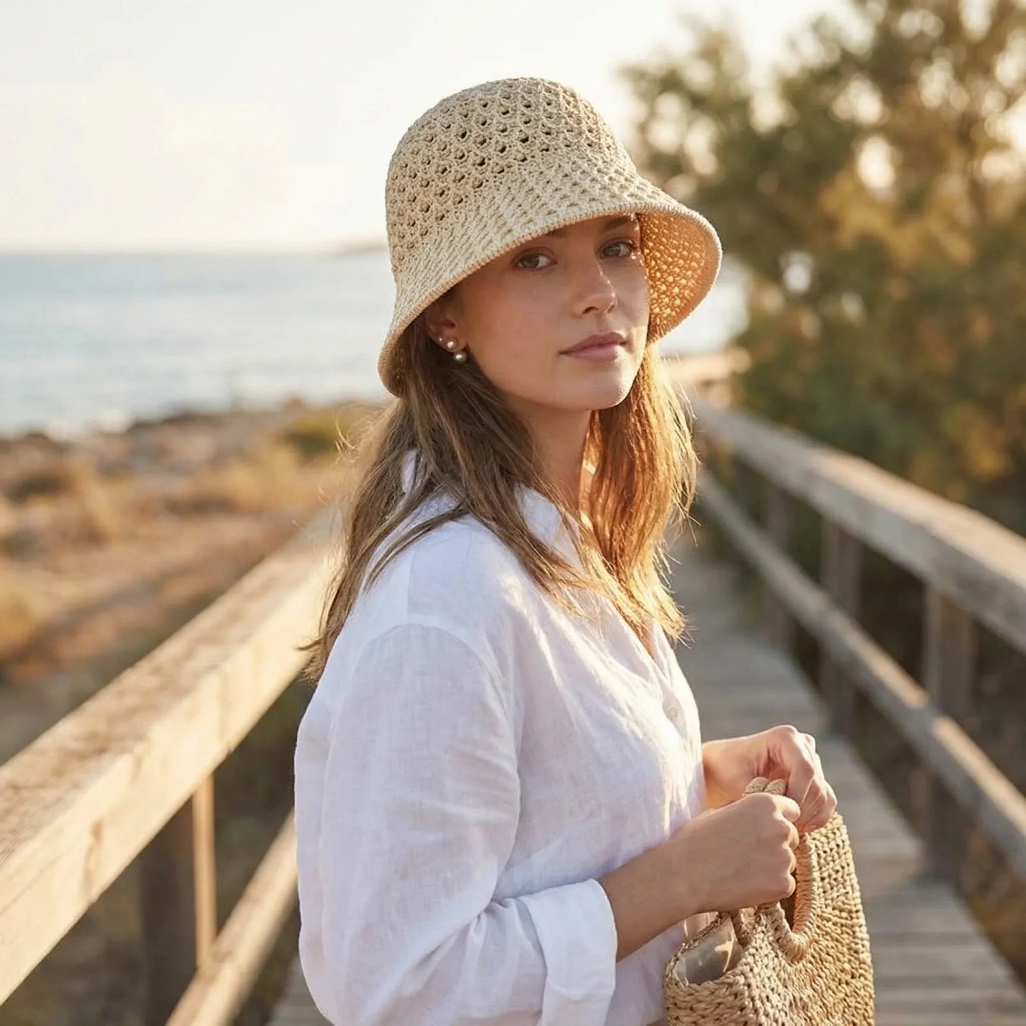 Beach Korean Straw Hat Summer  - Visor Sun Hat review and price