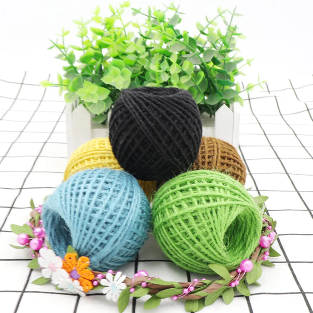 Green Thicken Jute Rope, Flower Bunding, Flower Bunding, Interior e Exterior, 2 pcs
