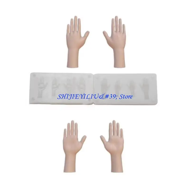 

E21F Clay Hand Mould Silicone Tool Versatile Use in Creative Sculpting and Artistic Modeling Projects