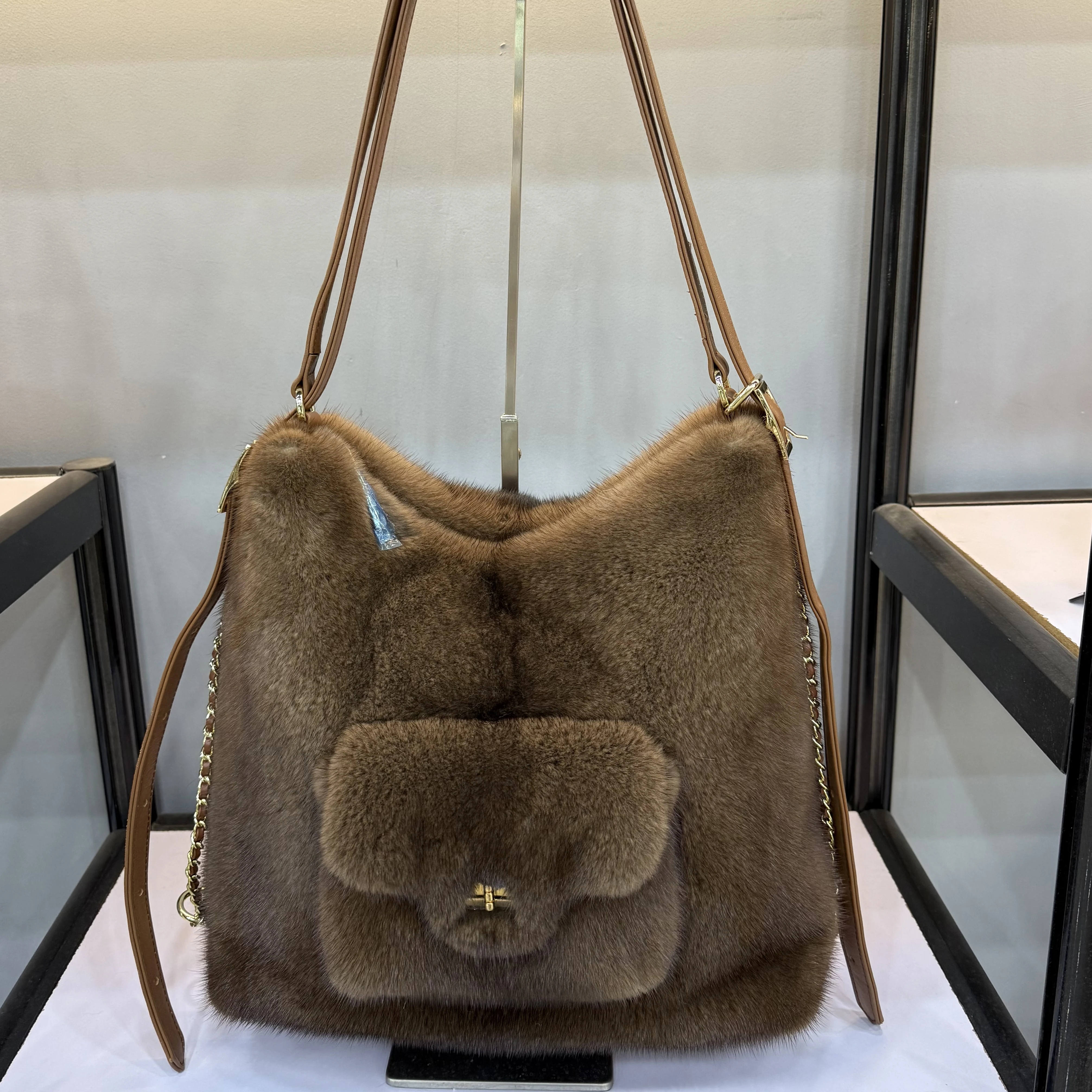 

Высококачественная сумка из натурального меха норки, женская сумка, однотонная сумка на плечо, женские меховые сумки из натурального норкового меха для женщин