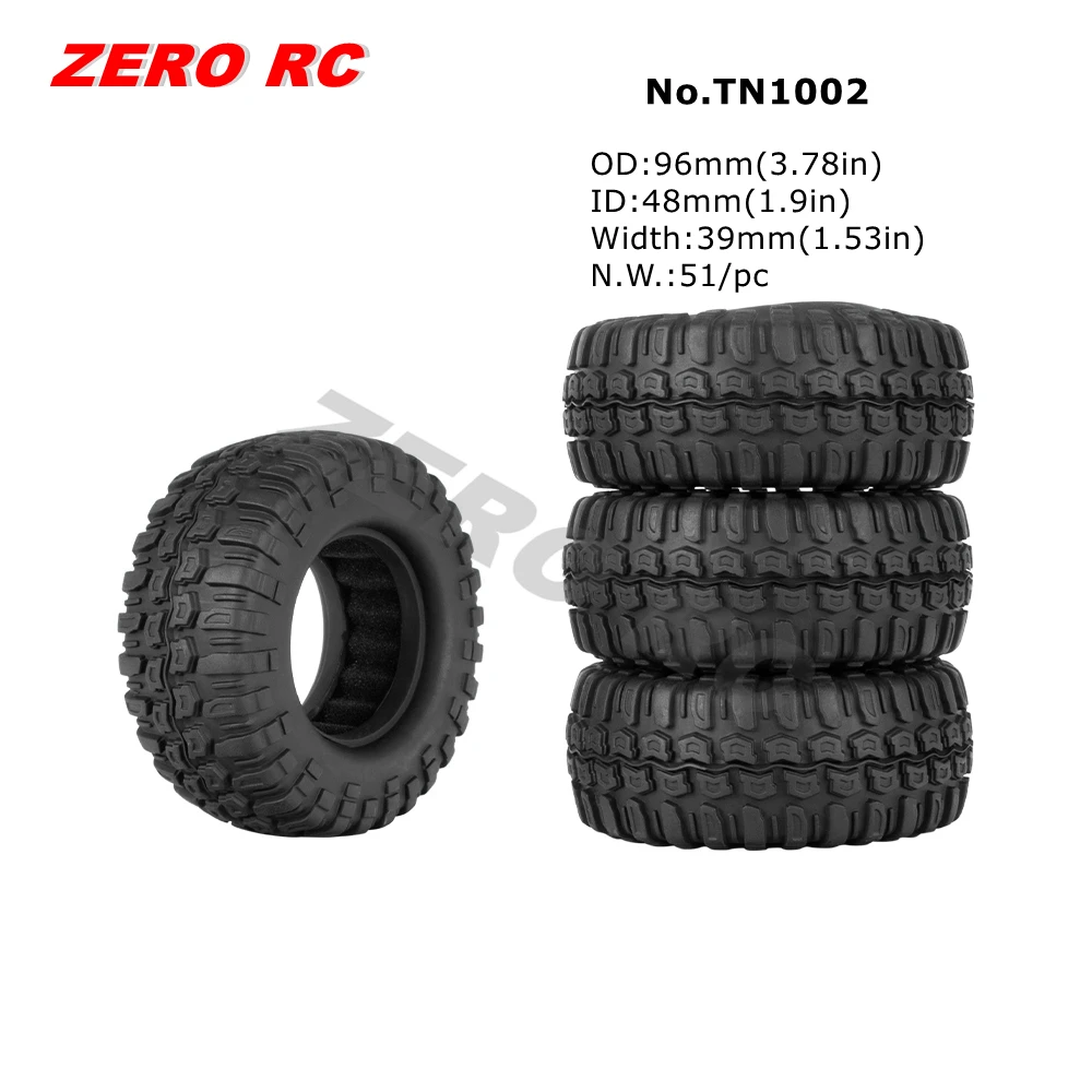 Cerchi In Metallo Con Perline 1.9 Per RC Crawler 1/10 (Axial SCX10, TRX4, D90) - AXSPEED