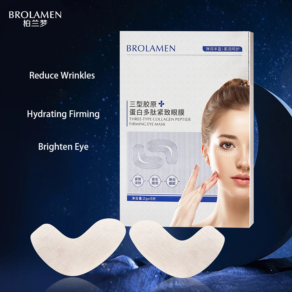

Type III Collagen Peptide Tightens Eye Mask Reduce Wrinkles Tighten Eye Area Improve Eye Bags Dark Circles Eye Care Mask