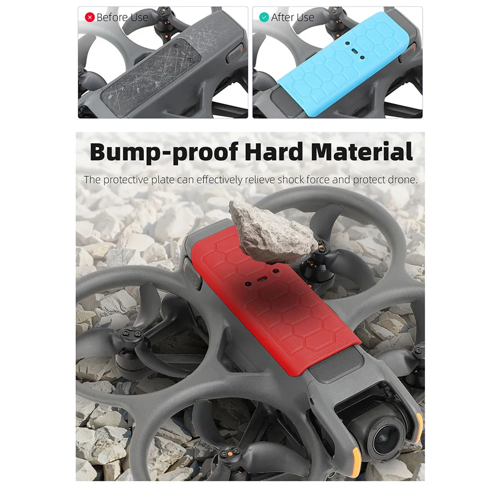 Sunnylife Propeller Guard for DJI Avata 2 Anti-collision Bumpers Protection Guard Ring Protectors Drone Top Cover Shell Parts
