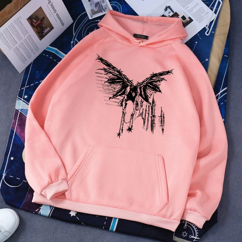 Harajuku Hip Hop Punk Sweatshirt Y2K Fashion Vintage Klassiekers Vrouwen Hoodie Casual Creatieve Comic Patroon Afdrukken Hoodies met capuchon