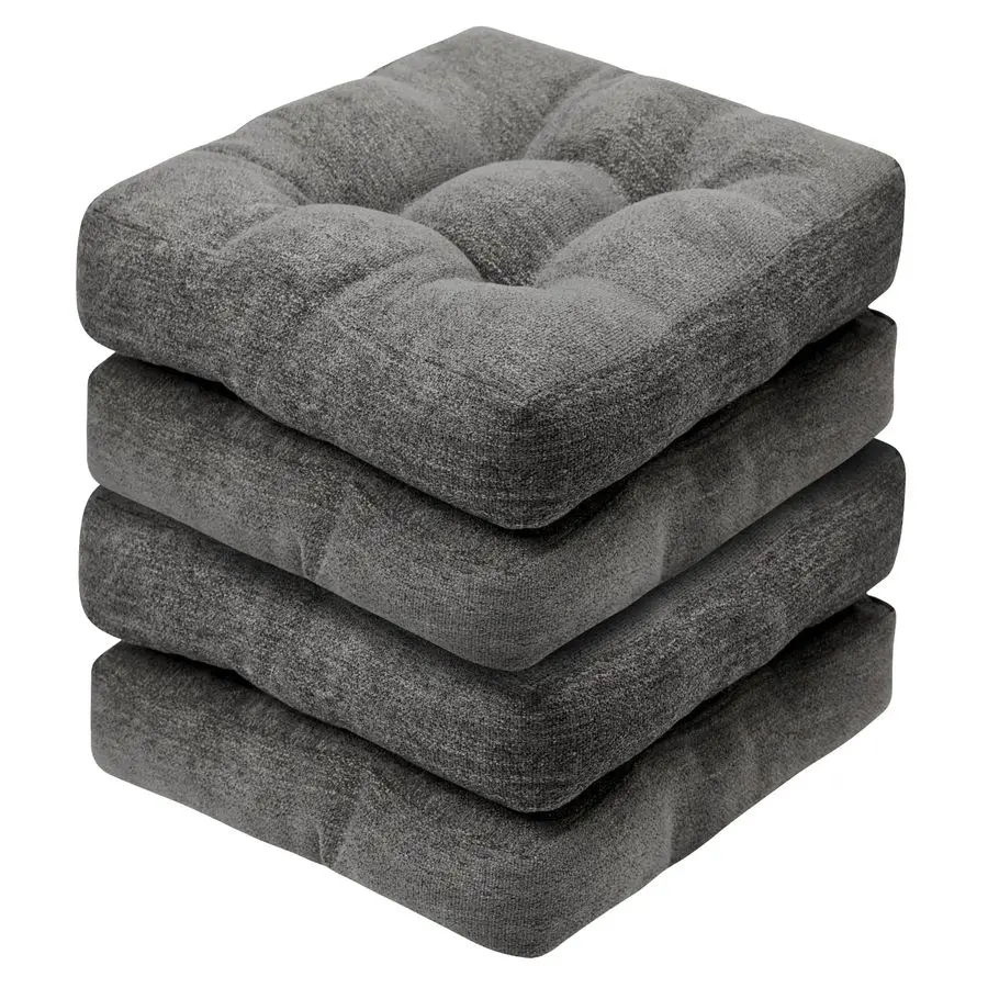 

Подушки для обеденных стульев, нескользящие накладки на стулья, толстые подушки для сидений обеденных стульев, набор подушек для кухонных стульев