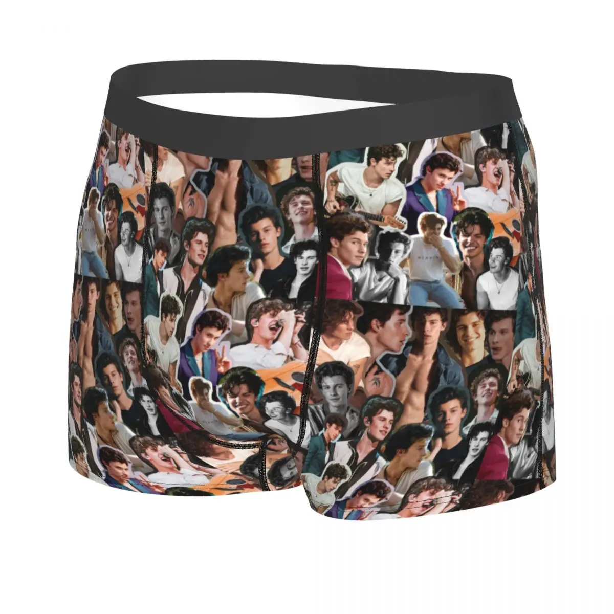 Timothee Chalamet Collage Design Man's Boxer Briefs Underpants Highly Breathable Top Quality Birthday Gifts