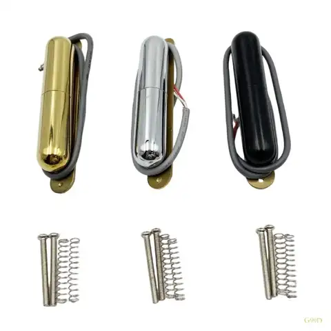 G99D Easy Installation Lipstick Single Coil Guitar Pickup Providing Bright Tone and Universal Fit Copper Texture