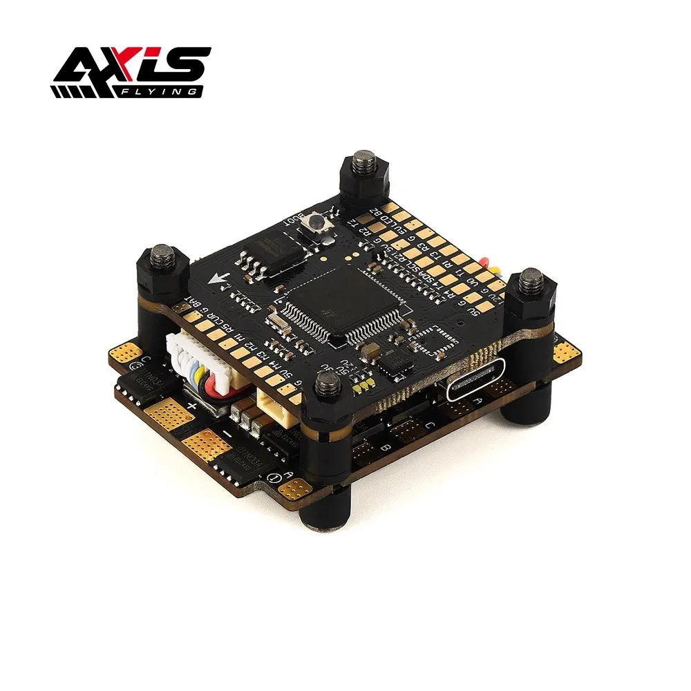 AxisFlying Argus ECO 55A + F405 مكدس F405 متحكم في الطيران BLHELI_S 55A 4in1 ESC 4-6S 30X30mm لطائرات بدون طيار حرة FPV