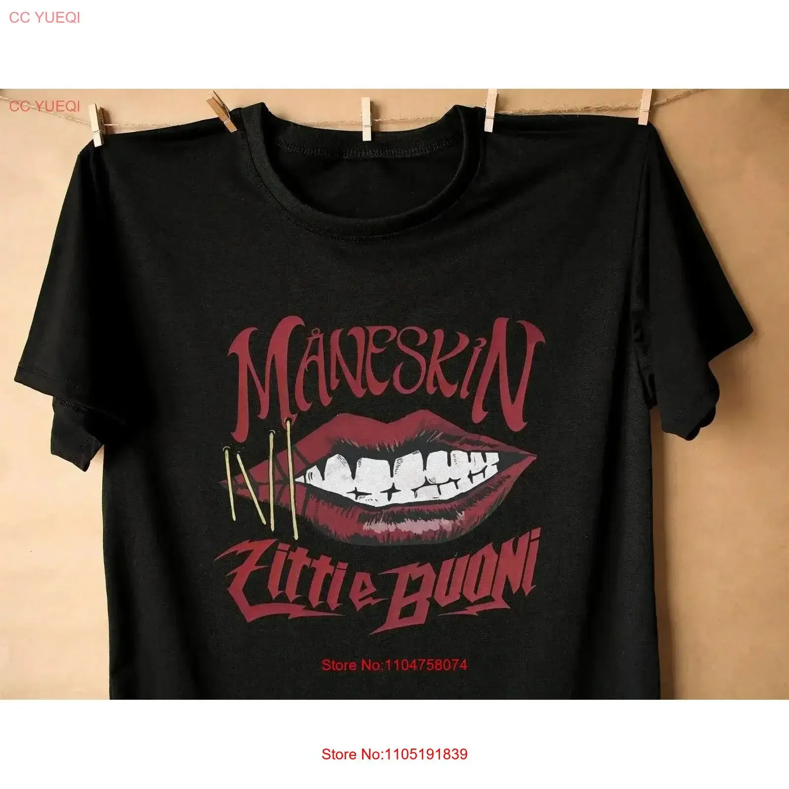 Maneskin Band For Fans Хлопковая черная футболка S 234XL Классическая футболка BT039, винтажная, универсальная, растянутая, стильная, мягкая, модная