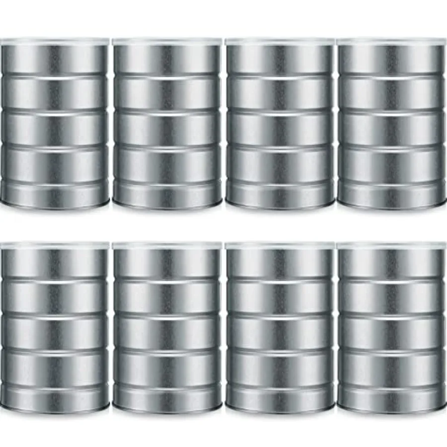 

Pcs Empty Coffee Cans with Lids Metal Tin Can for Kitchen Storage Loose Leaf Tea Containers Round Coffee Tin Metal Canister Tea