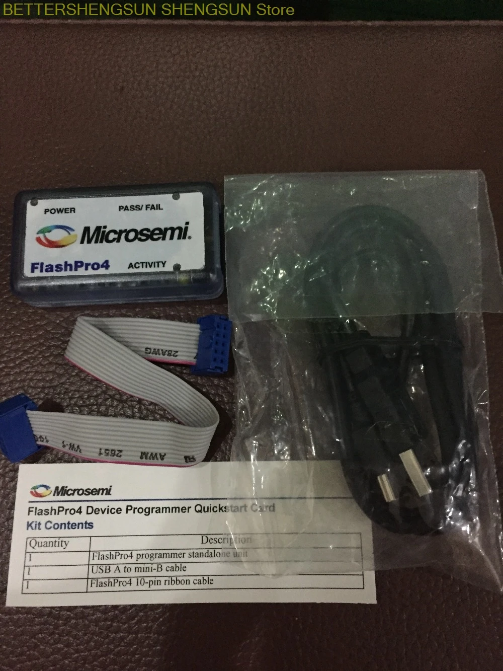 Microsemi burner FlashPro4 original imported FPGA simulator Flash programming Downloader