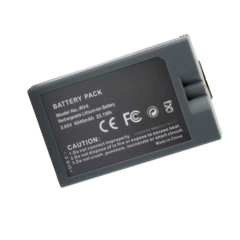 RV4 Battery 3.65V 6040mAh for Ring Video DoorBell 2, 3 4 Plus Stick Up Cam Quick Release New High Quality