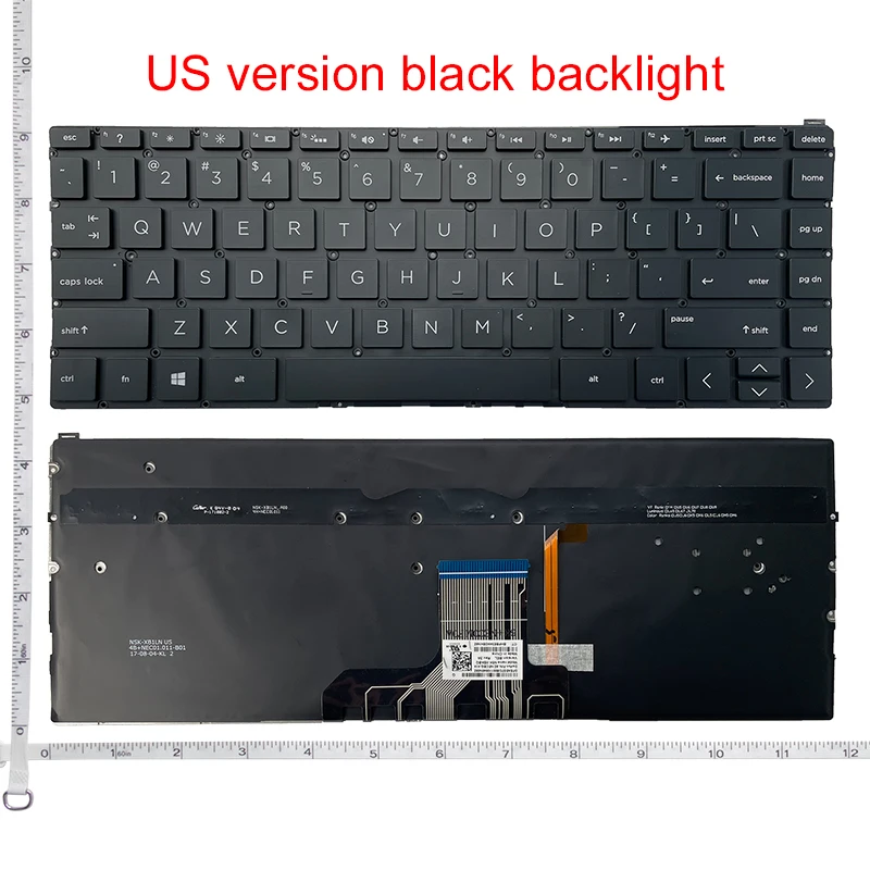 US laptop backlit keyboard for HP Spectre 13-AC 13-ac000 x360 13t-ac000 13-ac0xx 13-ac023dx 13-ac033dx 13-ac063dx English