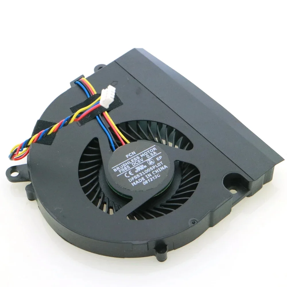 

DFS531005PL0T DC5V 0.50A 4wire 4pin For HASEE K480A-I7G PAI4 PA14 Computer CPU VGA Cooling Fan