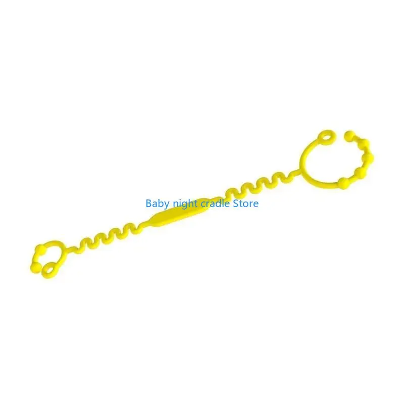 حزام سيليكون آمن من J2FF متصل بشكل آمن وسهل الوصول إلى زجاجات الأطفال ومقاود الألعاب #2