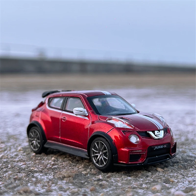 1/64 Nissan JUKE R SUV Alloy Car Model Diecast Metal Toy Mini Car Vehicle Model Simulation Miniature Scale Collection Kids Gift