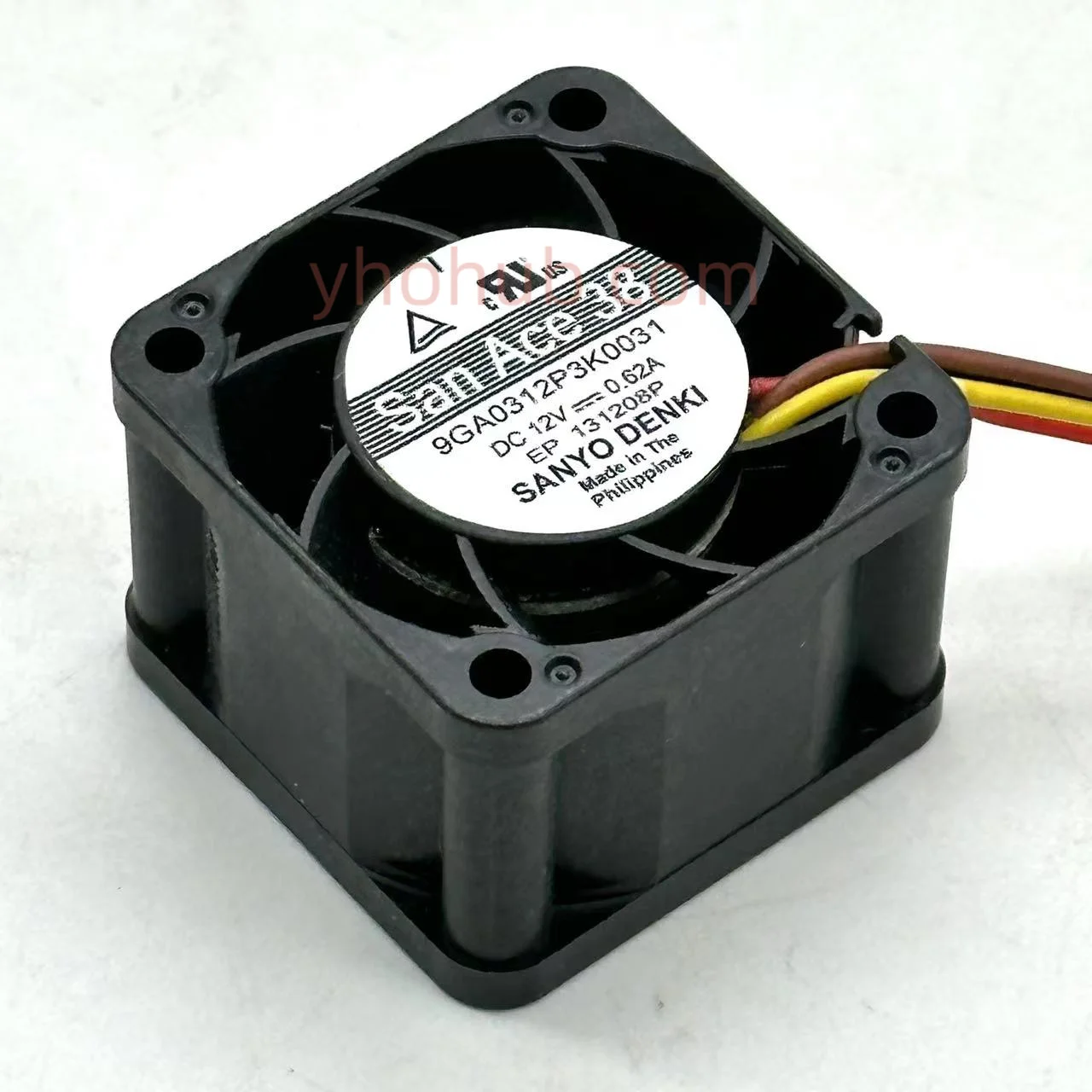 

SANYO DENKI 9GA0312P3K0031 San Ace 38 DC 12V 0.62A 38x38x28mm Server Cooling Fan