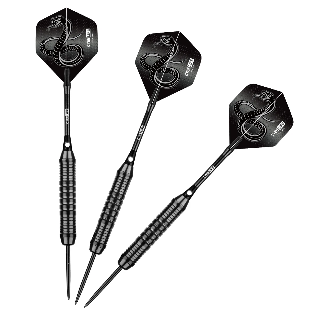 CyeeLife 3pcs 24g Professional Flying Dart Steel Needle Tip Dart Sport Outdoor Indoor Entertainment Game Accessories