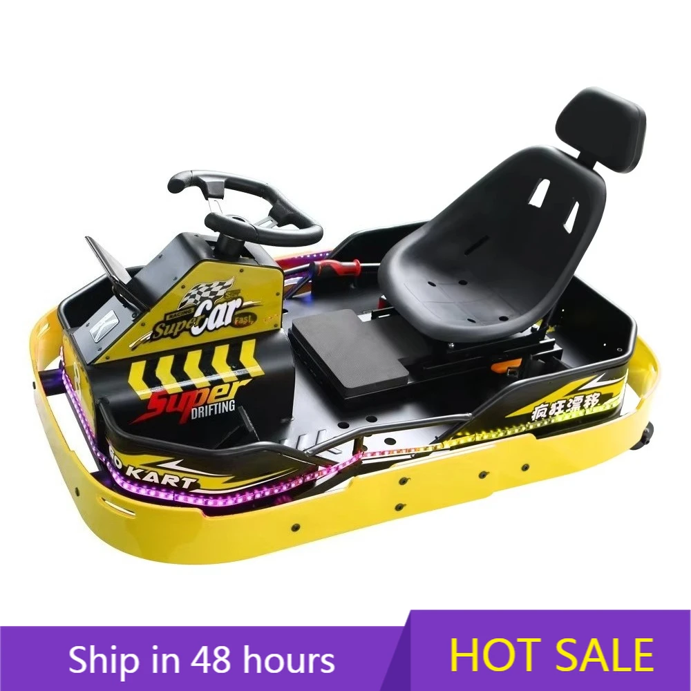 

YTYIN Electric Racing Go Karts Kids and Adult Drift Kart with Remote Control Mini Ride Toy for Outdoor Use Condition New