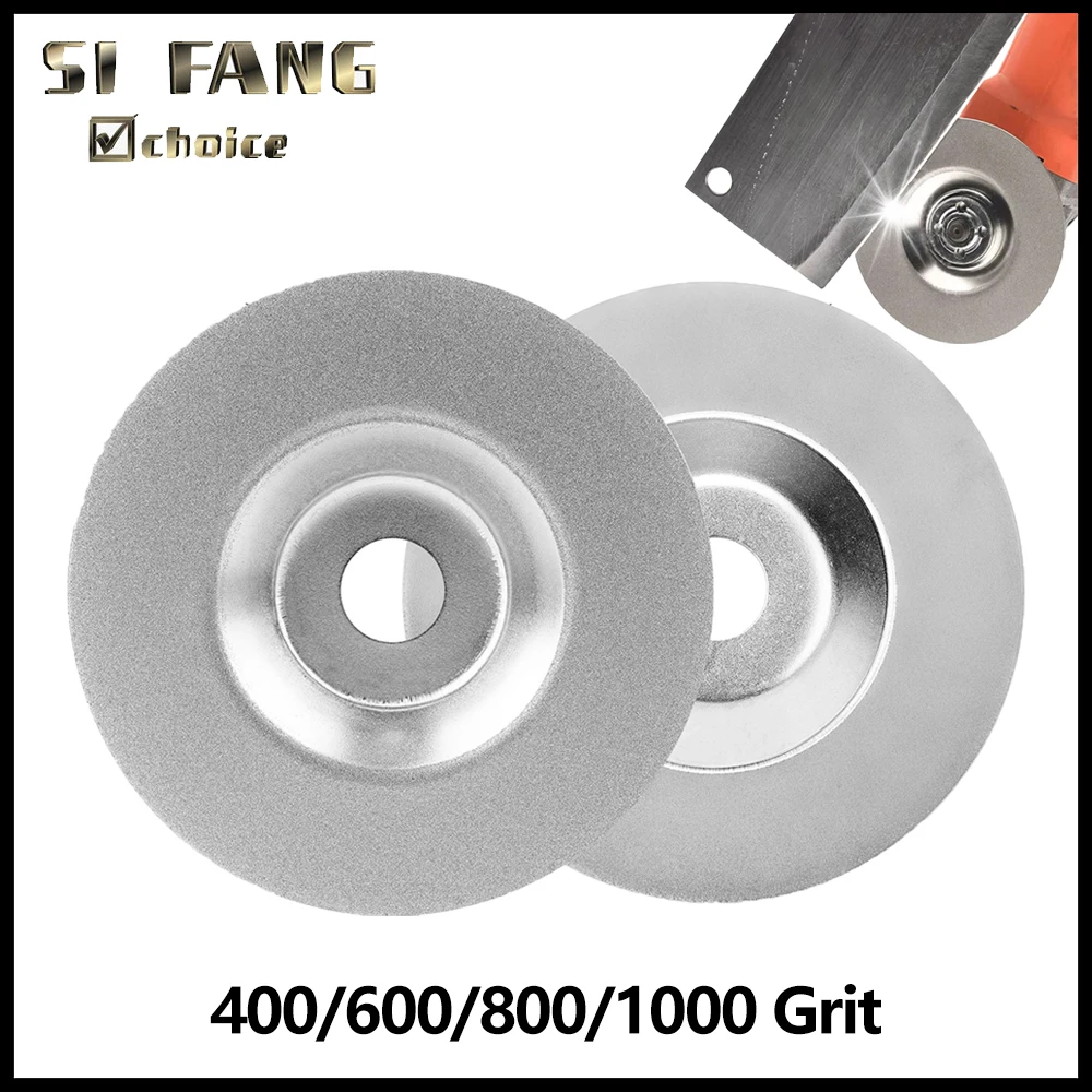 

4 Inch Diamond Cutting Disc for Tungsten Electrode Sharpener Grinder Lapidary Polish Grind Saw Inner 400-1000#