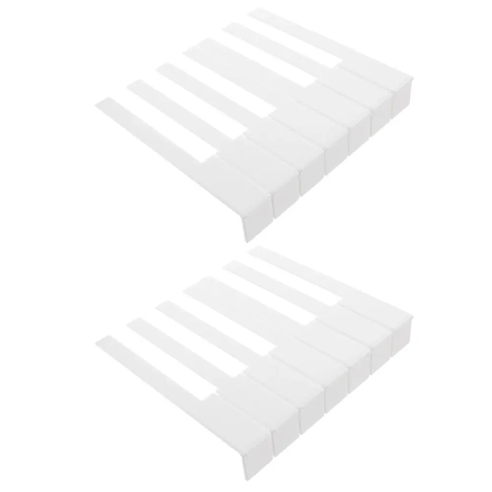 52 Pcs Piano Key Replacement White Keyboard Accessories Durable Keytops Repair Kit