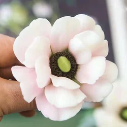 Fiori 3D fiore di pesca stampo in Silicone forma di fioritura torta candela al cioccolato stampo per sapone fai da te Aromatherarpy strumenti per la decorazione della casa