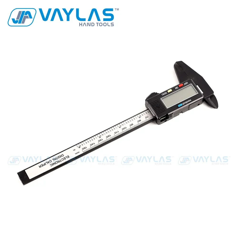 Caliper Tool 6 inch 150mm Vernier Caliper with Electronic Digital Display Screen Household Measuring Tool